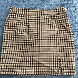 New plaid Garage mini skirt